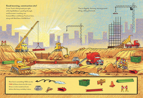 Goodnight, Goodnight, Construction Site Sticker & Activity Book - MPHOnline.com