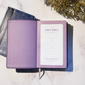 NKJV, Deluxe Gift Bible, Leathersoft, Blue, Red Letter, Comfort Print - MPHOnline.com