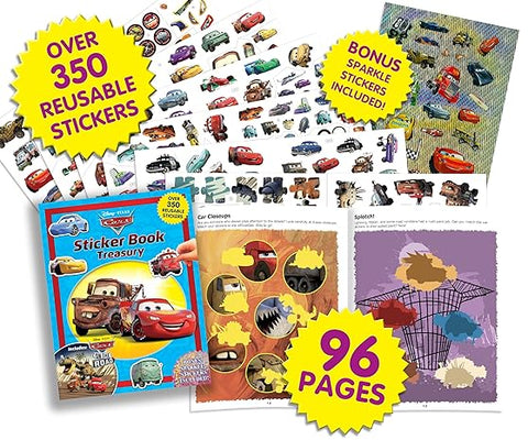 Sticker Book Treasury: Disney Cars (W/On The Road) - MPHOnline.com