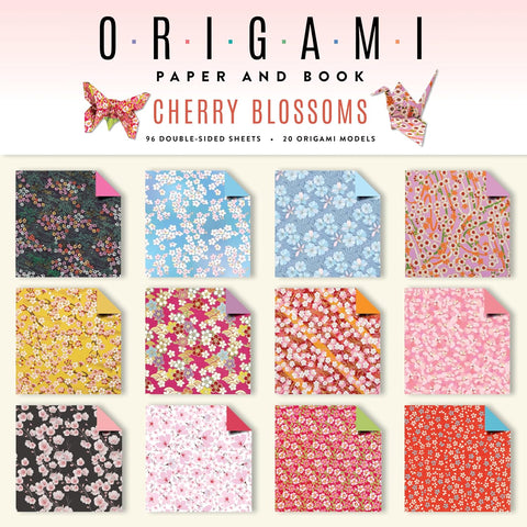 Cherry Blossoms Origami Paper and Book: 20 Easy Models with 96 High Quality Folding Sheets (Double-Sided) - MPHOnline.com