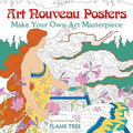 Art Nouveau Posters Make Your Own Art Masterpiece  (Art Colouring Book) - MPHOnline.com