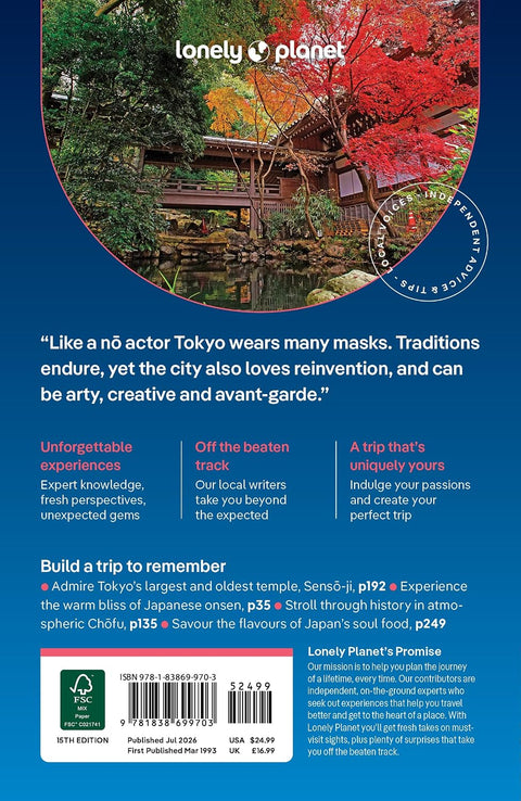 Lonely Planet Tokyo (15th Edition) - MPHOnline.com