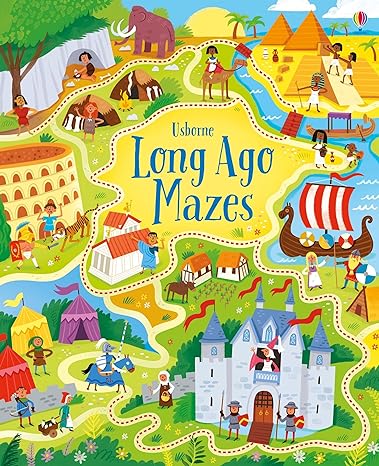 Usborne  Long Ago Mazes - MPHOnline.com