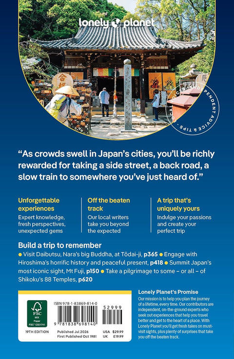 Lonely Planet Japan (19th Edition) - MPHOnline.com