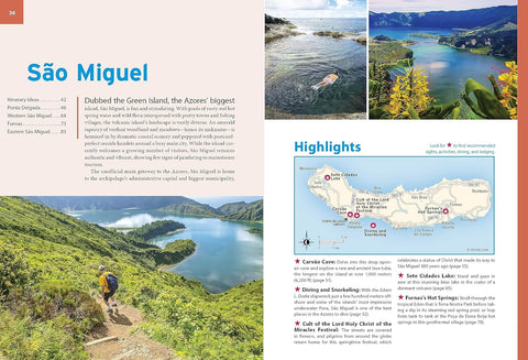 Moon Azores : Best Beaches, Diving & Kayaking, Natural Wonders - MPHOnline.com