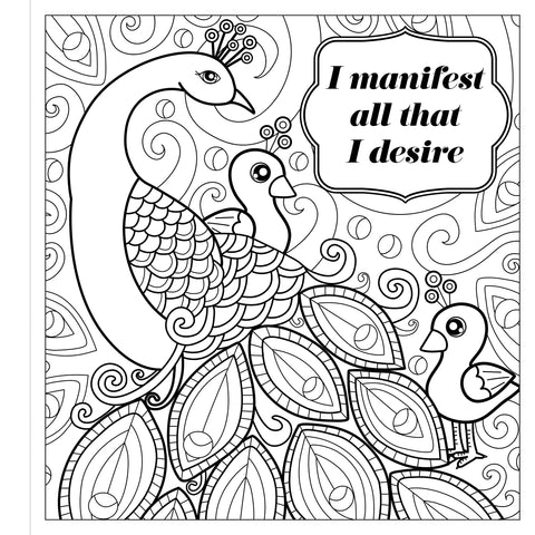 Zendoodle Colorscapes: Baby Animal Affirmations- Calming Reassurances from Adorable Animals to Color & Display - MPHOnline.com