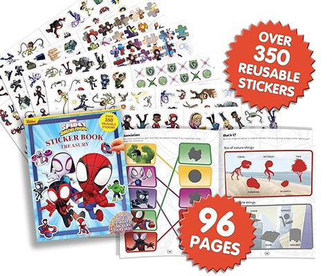 Sticker Book Treasury: Marvel Spidey & Friends - MPHOnline.com