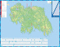 Lonely Planet Ireland Planning Map, 2nd Edition - MPHOnline.com