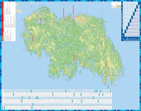 Lonely Planet Ireland Planning Map, 2nd Edition - MPHOnline.com