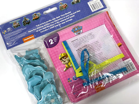 Bath Time Books: Nick Paw Patrol Girls (Bath Book, 6 Padded Suction Cups, 1 Mesh Bag) - MPHOnline.com