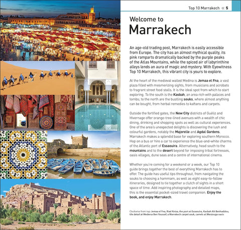 DK Eyewitness Top 10 Marrakech  (Pocket Travel Guide) - MPHOnline.com