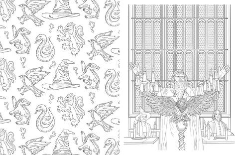 Harry Potter: An Official Hogwarts Coloring Book - MPHOnline.com