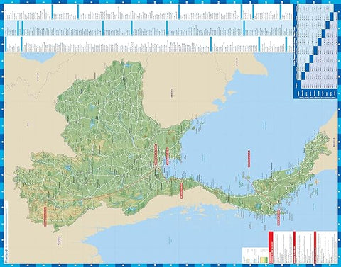 Lonely Planet Thailand Planning Map, 2nd Edition - MPHOnline.com