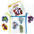 Bath Time Books: Marvel Spidey & Amazing Friends (Bath Book, 6 Padded Suction Cups, 1 Mesh Bag) - MPHOnline.com