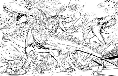 Jurassic World: The Official Coloring Book - MPHOnline.com