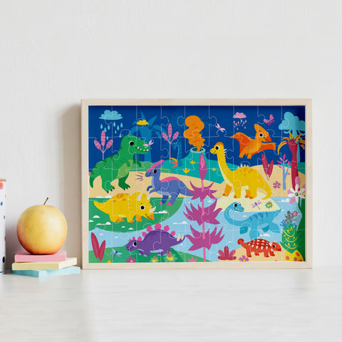 Junior Jigsaw Carry & Play Roarsome Dinosaurs (completed puzzle) - Hinkler - MPHOnline.com
