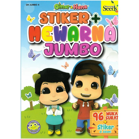 Oh Jumbo - 4 ( Omar & Hana Stiker + Mewarna Jumbo ) - MPHOnline.com