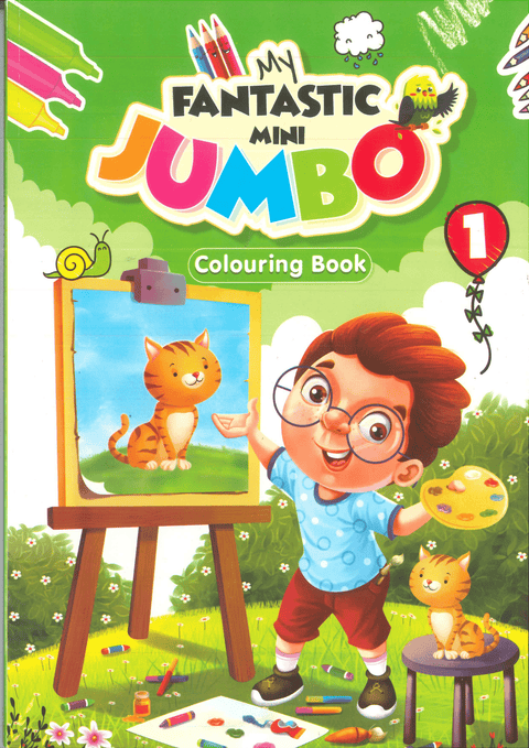 My Fantastic Mini Jumbo Colouring Book 1 - MPHOnline.com