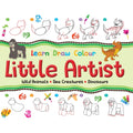 Learn Draw Colour Little Artist Wild Animals, Sea Creatures , Dinosaurs - MPHOnline.com