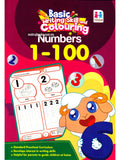 Basic Writing Skill and Colouring: Numbers 1-100 - MPHOnline.com