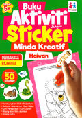 Buku Aktiviti Dengan Sticker Minda Kreatif - Haiwan - MPHOnline.com