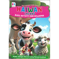 Buku Potongan Bentuk Comel -Haiwan Ladang Buku Aktiviti Dan Mewarna - MPHOnline.com
