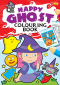 Happy Ghost Colouring Book - MPHOnline.com