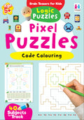 Logic Puzzles: Pixel Puzzles-Code Colouring (Brain Teasers for Kids) - MPHOnline.com
