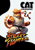 Cat Street Fighter (Colouring Book) - MPHOnline.com