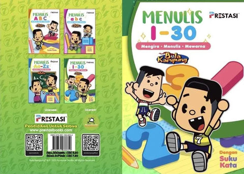 Buku Aktiviti: Menulis 1-30