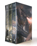THE GREAT TALES OF MIDDLE-EARTH Boxed Set presents hardback editions of the three 'Great Tales' of Middle-earth, printed in full colour and with new art in each, and housed in a matching slipcase decorated with stunning new artwork by the books’ artist, Alan Lee. Now at MPHOnline.com.