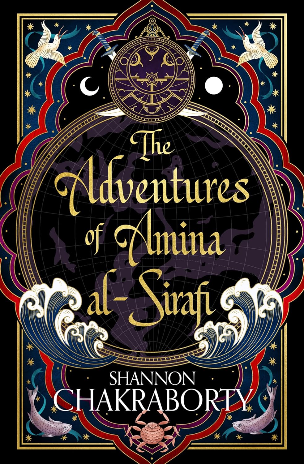 Cover of "The Adventures of Amina al-Sirafi" by Shannon Chakraborty