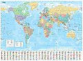 Collins World Wall Laminated Map - MPHOnline.com