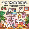 Cat Moments: Meow Life Colouring Book - MPHOnline.com