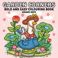 Garden Corners: Bold and Easy Colouring Book - MPHOnline.com