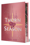 With an irresistible cast of characters, an incredible high fantasy world, and a unique, dangerous magic system, Kiera Azar's THORN SEASON is an epic court romantasy. This stunning deluxe limited edition features a unique alternate jacket design, pearly white case with rose gold stamp and embossed vine pattern, gorgeous printed endpapers and beautiful custom designed edges. Now at MPHOnline.com.
