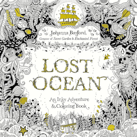 Lost Ocean: An Inky Adventure and Coloring Book - MPHOnline.com