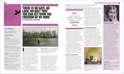 Another look inside The Feminism Book (chapter on intellectual freedom and Virginia Woolf) - DK - MPHOnline.com