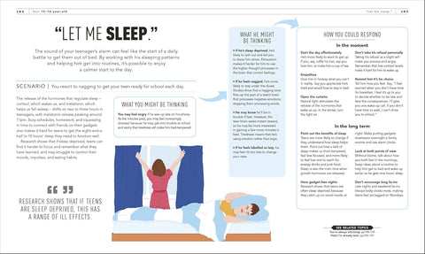 A look inside What's My Teenager Thinking?: Practical Child Psychology for Modern Parents (chapter on creating a calmer start to the day for teens) - MPHOnline.com