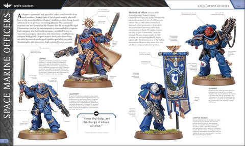 A look inside Warhammer 40,000: The Ultimate Guide (chapter on Space Marine Officers) - MPHOnline.com