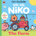 Join little bear Niko for a fun-filled day on the farm in this interactive board book, packed with push-and-pull sliders and flaps. UH-OH NIKO: THE FARM, now at MPHOnline.com.