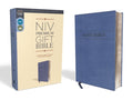 NIV, Premium Gift Bible, Leathersoft, Navy, Red Letter, Comfort Print - MPHOnline.com