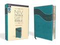 NIV, Premium Gift Bible, Leathersoft, Teal, Red Letter, Comfort Print - MPHOnline.com