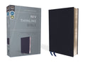 NIV, Thinline Bible, Bonded Leather, Navy, Red Letter, Comfort Print - MPHOnline.com