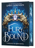FURY BOUND: the action-packed, jaw-dropping, dark and romantic sequel to DIRE BOUND by Sable Sorensen. This gorgeous deluxe limited edition  features dazzling sprayed edges, full-colour endpaper scene art, special foil-stamped case, and deluxe effects on the jacket. Now at MPHOnline.com.