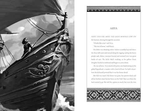 Another look inside the illustrated edition of George R.R. Martin's A FEAST FOR CROWS (chapter: Arya) - MPHOnline.com