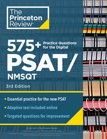 575+ Practice Questions for the Digital PSAT/NMSQT, 3rd Edition - MPHOnline.com