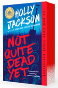Holly Jackson returns with her first novel for adults: a thriller about a young woman trying to solve her own murder. The first edition paperback of NOT QUITE DEAD YET features a new cover and stencilled edges! Now at MPHOnline.com.