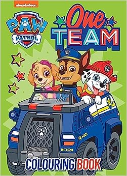 Paw Patrol Blue Colouring Book - MPHOnline.com