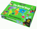 Fun Facts 100pc Puzzle: The World Map - Lake Press - MPHOnline.com